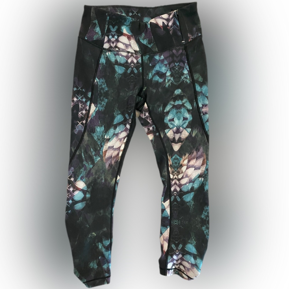 CALIA FLORAL CROPPED LEGGINGS